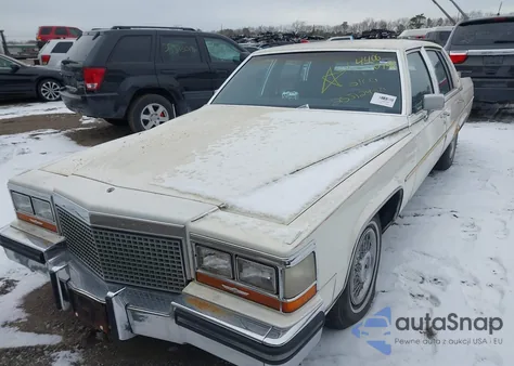 1987 Cadillac Brougham z USA, uszkodzony, nr VIN 1G6DW51Y4H9747550